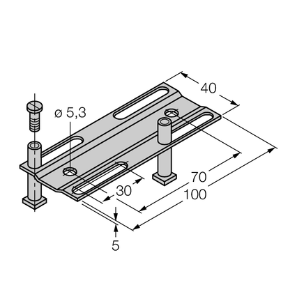 Element montażowy JS025/037 - Turck