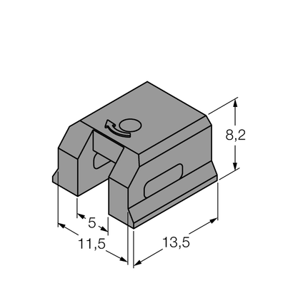 Element montażowy KLDT-UNT4 - Turck
