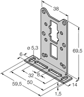 Element montażowy MW-Q14/Q20 - Turck