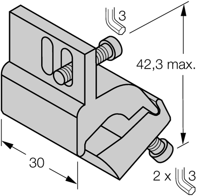 Element montażowy KLI5Z - Turck
