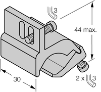 Element montażowy KLI6 - Turck