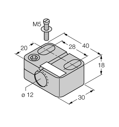 Element montażowy BST-12B - Turck