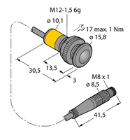 Czujnik fotoelektryczny SB12TE1Q3 - Turck