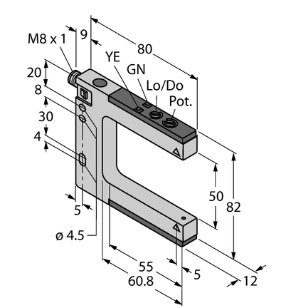 Czujnik fotoelektryczny SLM50B6Q - Turck
