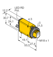 Czujnik fotoelektryczny SM312FVMHS W/30 - Turck