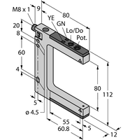 Czujnik fotoelektryczny SLM80B6Q - Turck