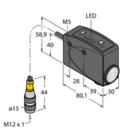 Czujnik fotoelektryczny R58BPCRGB1Q - Turck