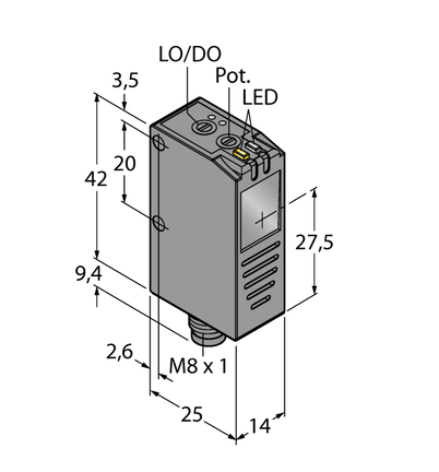 Czujnik fotoelektryczny Q26PXLPQ7 - Turck