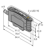 Czujnik fotoelektryczny D10DPCFPQ - Turck