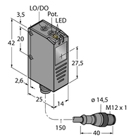 Czujnik fotoelektryczny Q26PLUMQ5 - Turck