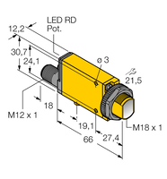Czujnik fotoelektryczny MIAD9CV2Q - Turck