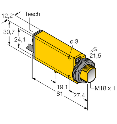 Czujnik fotoelektryczny SM2A312FPQD - Turck