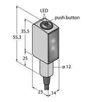 Czujnik fotoelektryczny QMH26VPAF200-5M - Turck