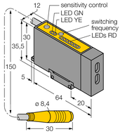 Czujnik fotoelektryczny D12SP6FPHQ - Turck