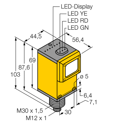 Czujnik fotoelektryczny Q45BB6RFQ5 - Turck