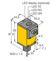 Czujnik fotoelektryczny Q45VR3F - Turck