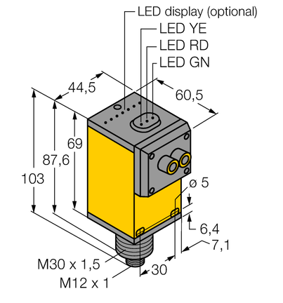 Czujnik fotoelektryczny Q45BB6FPQ5 - Turck