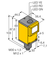 Czujnik fotoelektryczny Q45BB6LLQ6 - Turck