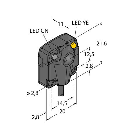 Czujnik fotoelektryczny Q106E - Turck