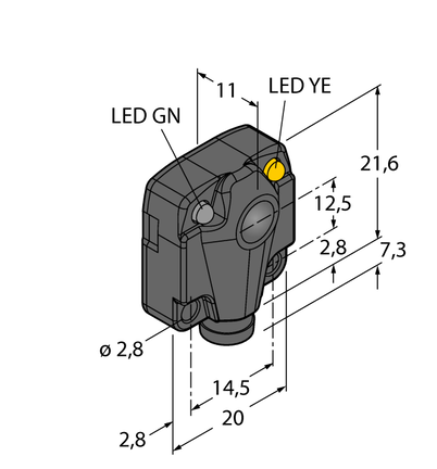 Czujnik fotoelektryczny Q106EQ - Turck