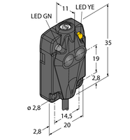 Czujnik fotoelektryczny Q10RP6D - Turck