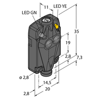 Czujnik fotoelektryczny Q10RP6DQ - Turck