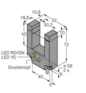 Czujnik fotoelektryczny SL30VB6VY - Turck