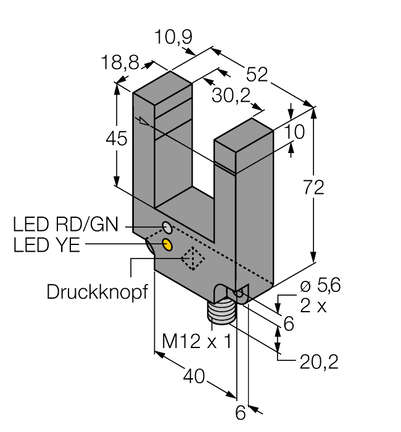 Czujnik fotoelektryczny SLE30B6VQ - Turck