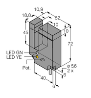Czujnik fotoelektryczny SL10VB6V - Turck