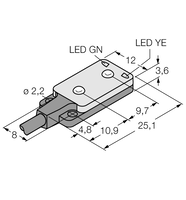 Czujnik fotoelektryczny VS2AN5CV15 - Turck