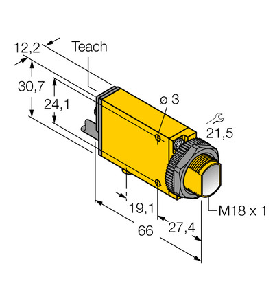 Czujnik fotoelektryczny SME312DV - Turck