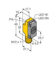 Czujnik fotoelektryczny QS186EBQ8 - Turck