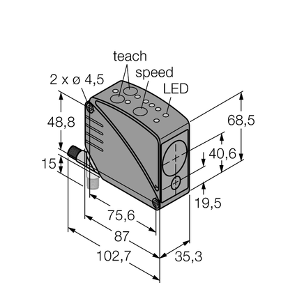Czujnik fotoelektryczny LT3NUQ - Turck