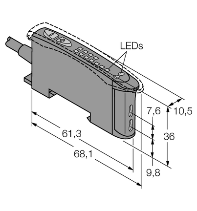 Czujnik fotoelektryczny D10BFP - Turck