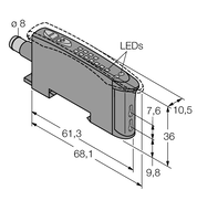 Czujnik fotoelektryczny D10BFPQ - Turck