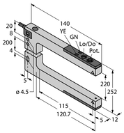 Czujnik fotoelektryczny SLM220B6 - Turck