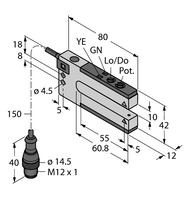 Czujnik fotoelektryczny SLM10B6QPMA - Turck