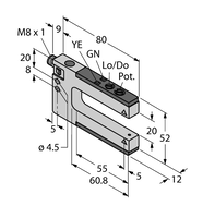 Czujnik fotoelektryczny SLM20P6Q - Turck