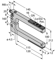 Czujnik fotoelektryczny SLM180P6Q - Turck