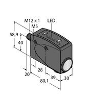 Czujnik fotoelektryczny R58ECRGB1Q8 - Turck