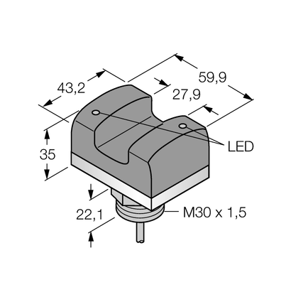 Czujnik fotoelektryczny VTBP6 - Turck