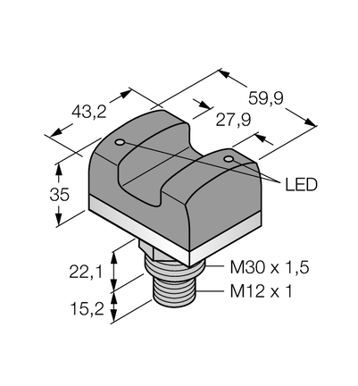 Czujnik fotoelektryczny VTBP6Q - Turck