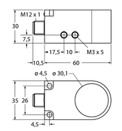Czujnik indukcyjny BI30R-W30-DAP6X-H1141 - Turck