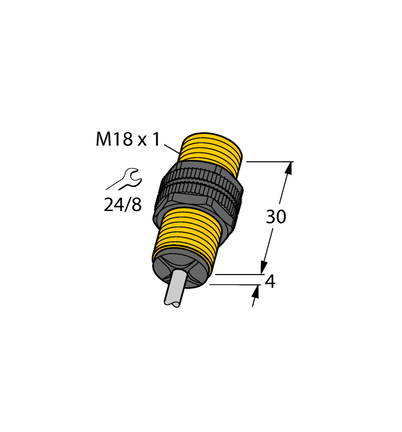 Czujnik indukcyjny BI5-P18-Y1/S100 - Turck
