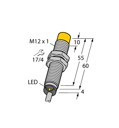 Czujnik indukcyjny NI8U-M12E-VP4X - Turck
