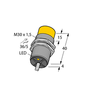 Czujnik indukcyjny NI15-G30-Y1X - Turck