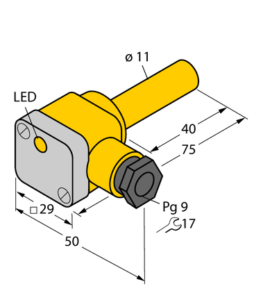 Czujnik indukcyjny NI5-K11SK-AP6X - Turck