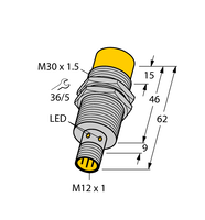 Czujnik indukcyjny NI15-M30-AD4X-H1141 - Turck