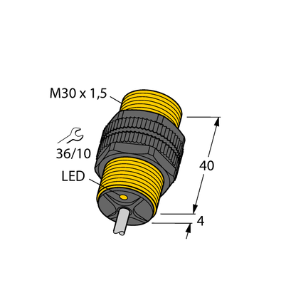 Czujnik indukcyjny BI10-P30-Y1X - Turck