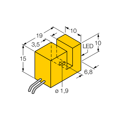 Czujnik indukcyjny SI3.5-K10-Y1X - Turck